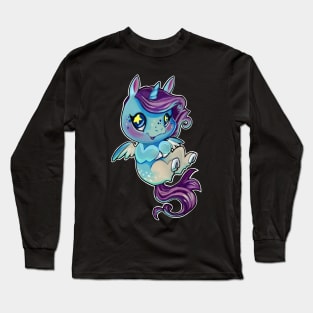 Little blue alicorn Long Sleeve T-Shirt